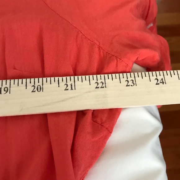 ROAMANS Lace Embroidered Tunic Babydoll Rayon Coral Women’s Plus Size 14W 1X - Picture 11 of 16